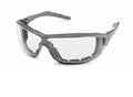 Gateway Safety 22GY80 Silverton Temple Version Safety Glass, Gray Frame - Clear Lens - color: Clear Lens, style: Classic
