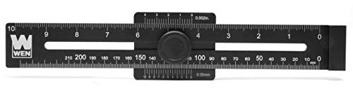 WEN ME251R 10-Inch Aluminum Offset Marking Gauge and Layout Tool with Laser-Etched Scale - style: Offset Marking Gauge