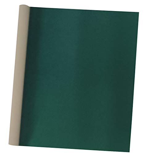 Self Adhesive Green Velvet Flock Shelf Liner for Dresser Handbag Box Drawer Cabinet Backdrop Peel and Stick Soft Craft Fabric DIY 17.7" x 117" - color: Green, size: 17.7"W x 117"L