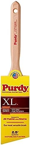Purdy 3" Angle Sash Firm, Nylon/Polyester Bristle, Paint Brush, Hardwood Handle 144152330-1 Each - style: Angular Glide