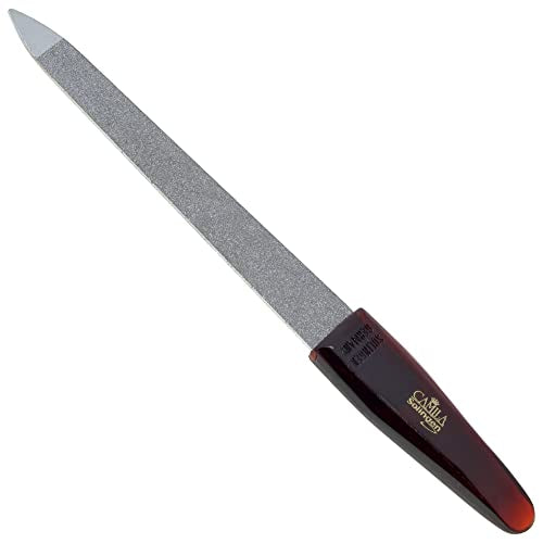 CS16 Sapphire Metal Nail File for Natural Nails Fingernail and Toenail Care, 3.5" Double Sided Coarse and Fine for Manicure and Pedicure - size: 3.5 Inch (Pack of 1)