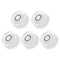 5pcs Small Circular Bubble Spirit Levels - [18mm Diameter 9mm Thickness] Mini Round RV Level Leveling Tools for Travel Trailer Turntable Camera, White - color: White, size: 18mm x 9mm