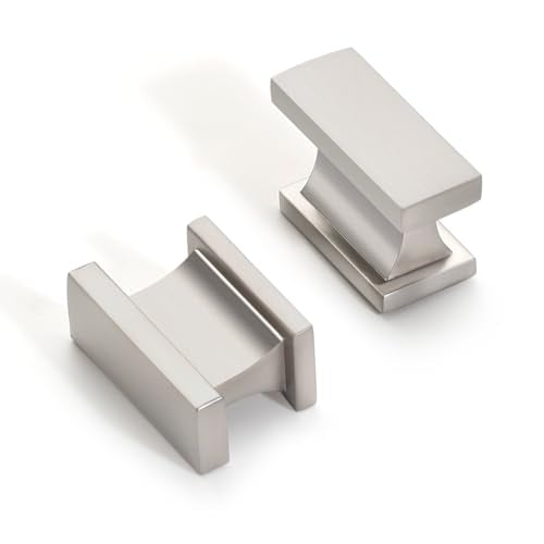 Matt Brushed Nickel Kitchen Cabinet Knobs 1.49 Inch 10 Pack - color: Matt Brushed Nickel, size: 1.49"/38MM Single Hole