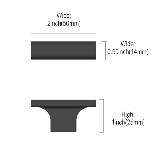 Asidrama 25 Pack Matte Black Kitchen Cabinet Knobs Dresser Knobs Drawer Knobs Cabinet Hardware Zinc Knobs for Dresser Drawers - color: Matte Black, style: 25 Pack