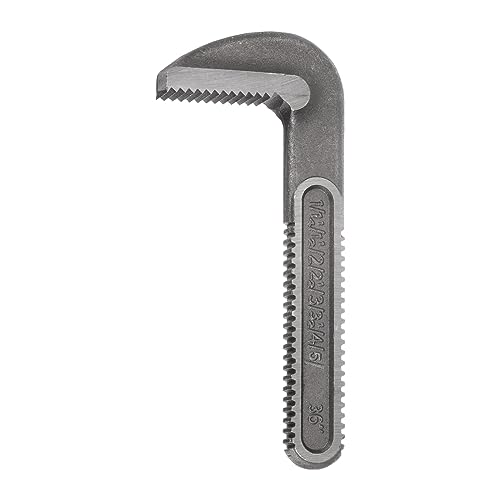 HARFINGTON Pipe Wrench Hook Jaw 36" Plumbing Wrench Replacement Jaws Carbon Steel for 36" Adjustable Wrench - size: 36"