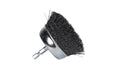 Century Drill & Tool 76221 Drill Cup Wire Brush, 2-3/4" Coarse & Crimped | 1/4" shank, 0." wire diameter, cuts steel & metal, heat and rust resistant coating - size: 2-3/4-Inch Coarse