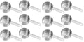6Pcs Stainless Steel Measuring Cup, 1/4 Cup - 60ml Metal Measuring Cup, Comfortable Hand Feeling Measuring Scoops for Coffee Cooking Baking Kitchen (Pack of 2) - size: 1/4 cup (Pack of 2)