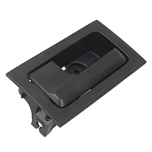 TQPONLY Interior Door Handle Front/Rear Left Driver& Right Passenger Side (Black) Compatible with 2009-2014 Ford F150 Replaces 9L3Z-1522601-AC 9L3Z-1522600-AC - color: Black Lever with Textured Black, style: 1 Pair