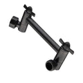 BRIGHT SHOWERS Brass Shower Arm Extender for Rain and Handheld Shower Head, 5 Inch Universal Shower Head Extension Arm, Height & Angle Adjustable, Oil-Rubbed Bronze - color: Oil Rubbed Bronze, style: 5 Inch