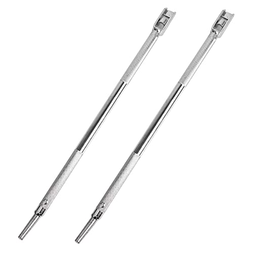 Winch Bar, 40" Combination Winch Bars with Square Head, Silver - color: Silver, size: 2 Pack