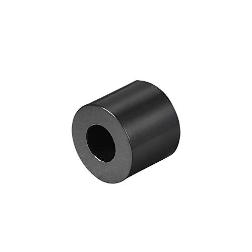 uxcell Nylon Round Spacer Washer 3.2mm ID 7mm OD 5mm Height for M3 Screws Black 100Pcs - size: 3.2mmx7mmx5mm