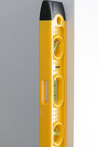 Swanson Tool TL021M 9 In. Speedlite Magnetic Torpedo Level with Rubber End Caps, yellow - size: 9" (Pack of 1), style: Speedlite® Magnetic Torpedo Level with Rubber End Caps