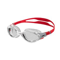Speedo Unisex-Adult Swim Goggle Biofuse 2.0 - color: Fed Red/Silver/Clear