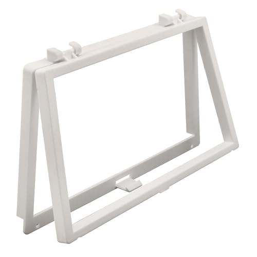 Prime-Line PL 14700 Wicket, 6-1/8 in. x 10-1/8 in., White Plastic - color: White