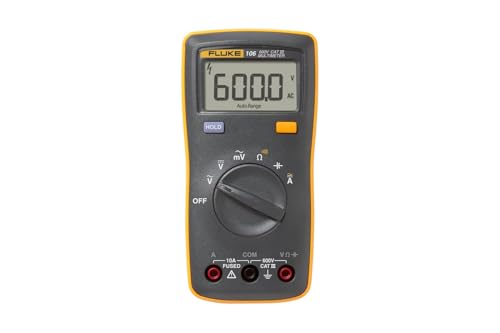 Fluke 106 (U.S.) Palm-Sized Digital Multimeter, CAT III 600V - size: 142 mm x 69 mm x 28mm, style: 106 U.S.