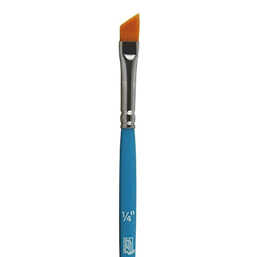 Princeton Select Artiste Angle Shader Brush, Synthetic, Short Handle, Size 1/4 inch, 1 Count - size: Size 1/4 inch