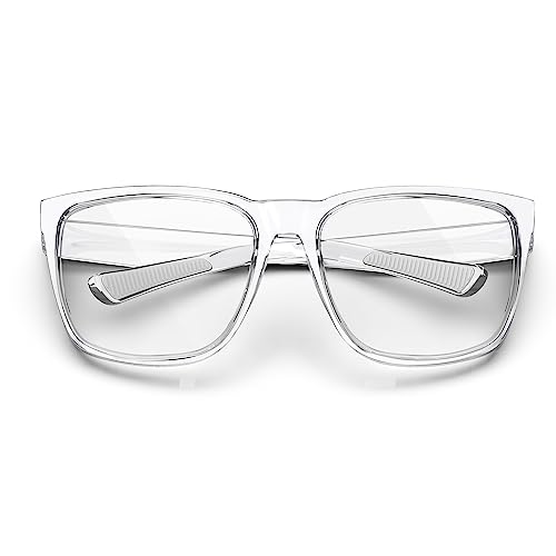 Safety Glasses Anti-Fog Eye Protection Blue Light Blocking Glasses for Women Men - color: White