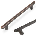 COTYKILEY 10 Pack 5 Inch(128mm) Oil Rubbed Bronze Cabinet Handles Kitchen Cabinet Pulls Cabinet Door Handles Kitchen Cabinet Hardware Cupboard Drawer Pulls Dresser Handles - color: Oil Rubbed Bronze, size: 5" Hole Center（128MM）