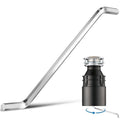 Garbage Disposal Wrench, Garbage Disposal Unjamming Allen Wrench Key Tool Compatible with Insinkerator Garbage Disposals (Silver)