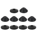 uxcell 5Pcs 5Pcs M6 Rubber Washers M8 Rubber Conical Non-Silp Gaskets Black