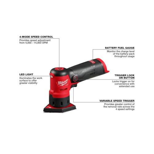 Milwaukee Electric - M12 Fuel Orbital Detail Sander