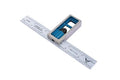 PEC Tools Double Square, 6" Machinist Blade, 16R Graduation, Cast Iron Head - color: Graduation: 16R (32nds/64ths/50ths/100ths), size: 6"