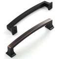 Amerdeco 10 Pack Oil Rubbed Bronze Cabinet Pulls 6.3" - color: Oil Rubbed Bronze, size: 6.3" hole center