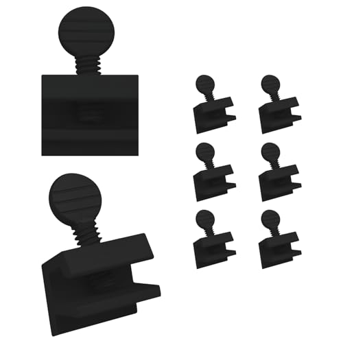 "Nuk3y Sliding Window Security Locks (Black, 8 Pack)" - color: Black, size: 8 Pack