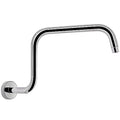 S Shaped Shower Arm, High Rise Shower Head Extension Pipe Standard 1/2" Connection with Flange, Awesome Shower Experience-Stainless Steel Bathroom Accessory(16 Inch Z-S Shape, Chrome Finish) - color: Chrome Finish, style: 16" Z Shape