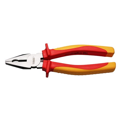 TMAX 8" 1000V VDE Insulated Electrician Linesman Combination Plier, Cr-V - size: combination, style: plier