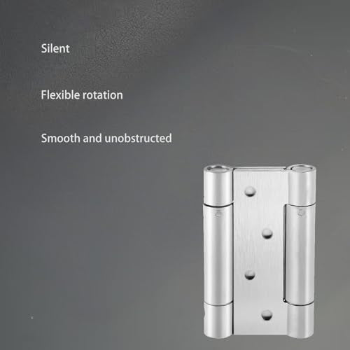 4-inch Double-Acting Spring Door Hinges, Heavy-Duty Ball-Bearing self-Closing Stainless Steel Double-Acting Spring Hinges, 2 Pieces