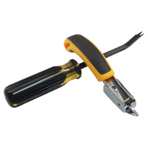 2 Pack Staple Remover, Black or Yellow Handle - color: Black, Yellow