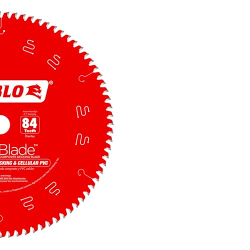 Diablo TrexBlade Saw Blade - 12" Diameter, 84 MTCG Teeth, 1" Arbor - size: 12" dia × 84 MTCG teeth - Composites/Plastic
