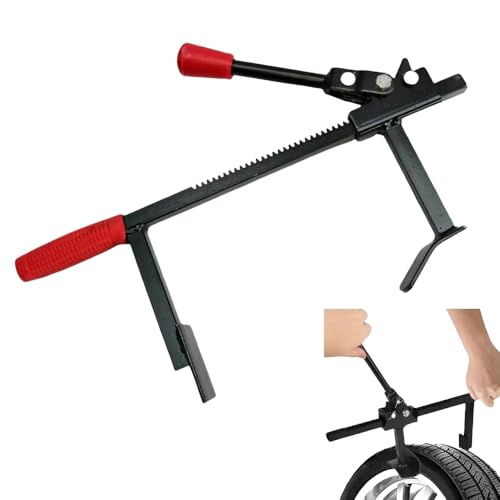 Manual Tire Spreader,Manual Tire Expander,High HardMetal High Hardness Heat Treatment Portable Tire Changer Tool Automotive Truck Tire Repair Kit Tools (Black 15.7inch New) - size: Black 15.7inch New
