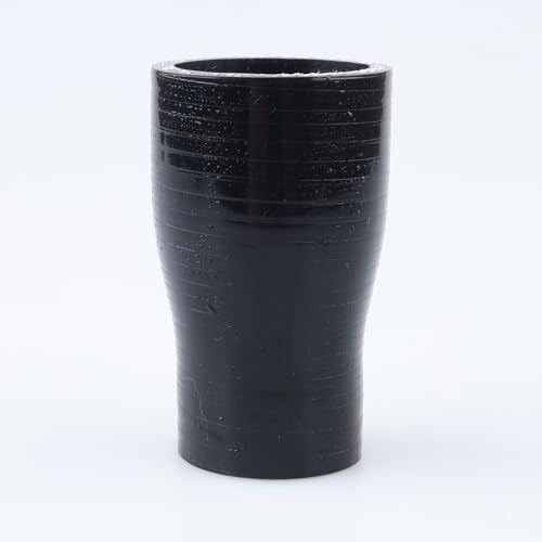 AC PERFORMANCE ID 1-9/16" to 1" Straight Silicone Hose Reducer Black - color: Black, size: ID 1-9/16" to 1" (40mm to 25mm)