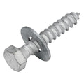 3/8 x 2-1/2 (50 Pack) Lag Screw Kit, 50 Screws and 50 washers, Hot Dip Galvanized, Meets ASME B18.2.1 Industrial/Commercial Grade by Makers Bolt - size: 3/8 x 2-1/2