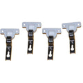 4 Euro 26mm 1" Concealed Inset Self Closing Hinges glacier bay medicine cabinets
