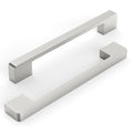 Brushed Satin Nickel Cabinet Pulls and Handles, 6.3 Inch, 10 Pack - color: Brushed Satin Nickel, size: 6.3"/160MM Hole Center