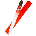 Bona Fide Beauty Czech Glass Nail File for Natural Nails (Black Red) | Crystal nail file for natural nails, etched glass file made in Czech Republic, improve nails, includes red protective case - color: Black/Red