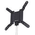 Amazon Basics Fixed Flat TV Wall Mount, Low Profile, for 12" to 40" TVs, VESA 200x200, 40 lbs Capacity, with Installation Template, Black - size: 12" to 40", style: Fixed