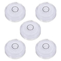 PATIKIL 5pcs Round Bubble Level 30x10mm Mini Circular Bullseye Spirit Levels Measuring Layout Tools for Leveling Camera Tripod Telescope Workshop Turntable Pictures Frame, Blue