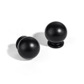 AVICCI 10 Pack Cabinet Knobs Matte Black Heavy Duty Solid Cabinet Handles cabinets Dressers Kitchens Handles Bathroom cabinets Cabinet pulls - color: Matte Black, size: Knob-10Pcs