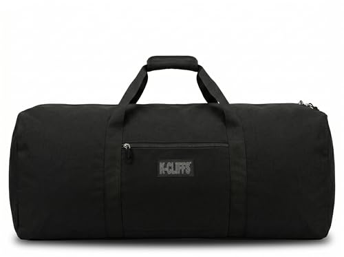 Heavy Duty Cargo Duffel Large Sport Gear Drum Set Equipment Hardware Travel Bag Rooftop Rack Bag - color: Black, size: 30" x 15" x 15"
