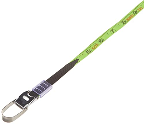Komelon 8811 Fast Back Open Reel Long Tape Measure with Double Nylon Coated Fiberglass Blade 100-Feet by 1/2-Inch, Yellow,White - size: 30.5 m, style: FASTBACK FIBERGLASS - 100FT