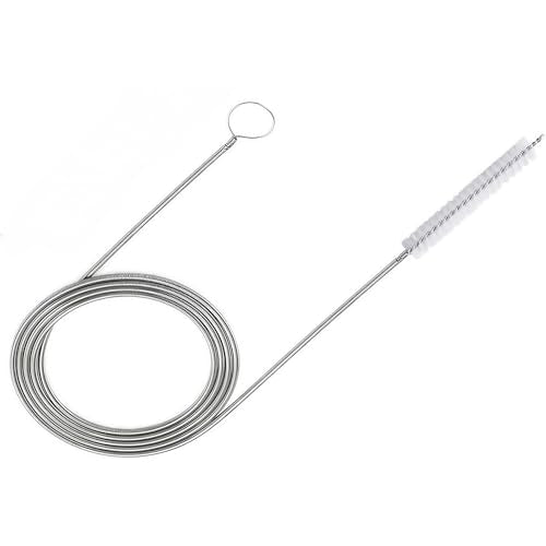 60 Inch Long Drain Brush Flexible Tube Brush, Sunroof Drain Cleaning Tool, Pipe Cleaning Brush Tool, Suitable for Home, Kitchen, Fish Tank, Water Pump Accessories