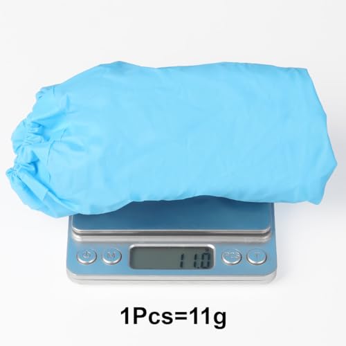 Yeios 100 Pack Waterproof Disposable Shoe Covers CPE Non Slip for Rain Mud