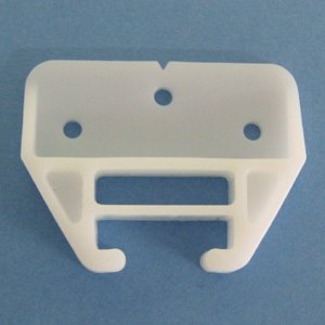 Plastic Drawer Guides with Screws (6 Pack) Center Mount Dresser Drawer Guide Brackets Pump