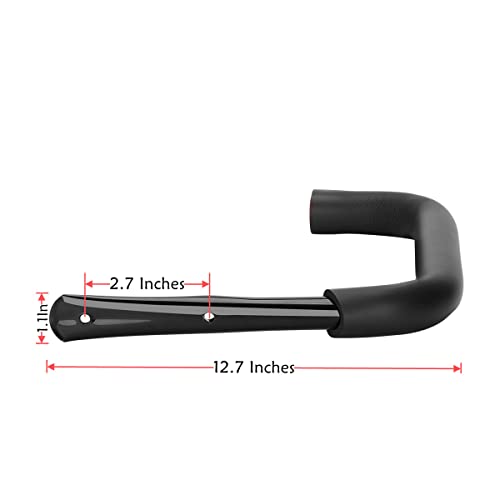 12.7 Inch Heavy Duty Large Tool Hanger, 4 Pack Wall Mounted Garage Storage Hooks, Indoor Outdoor Organizer Rack Load Capacity 50lbs - size: 12.7in-4 Pack
