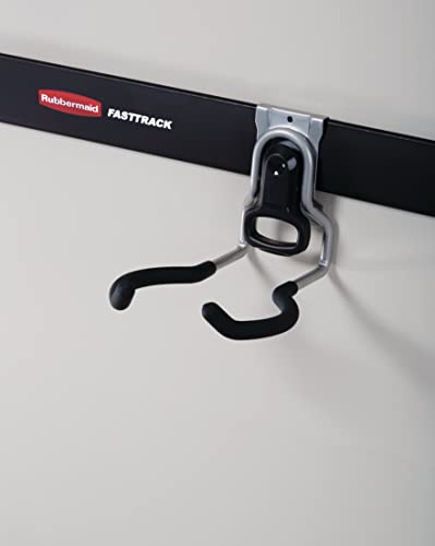 Rubbermaid Garage FastTrack Power Tool Holder Satin Nickel Wall Mounted Storage System Holds up to 50 pounds for Home/Garage/Tool Organization - style: Power-Tool Hook