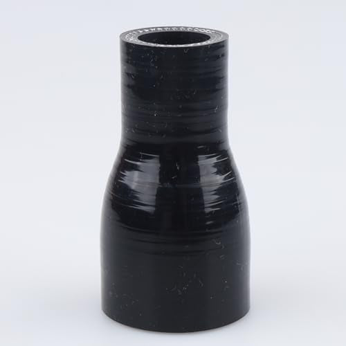 AC PERFORMANCE ID 1-3/8" to 3/4" Silicone Hose Straight Reducer Black - color: Black, size: ID 1-3/8" to 3/4" (35mm to 19mm)